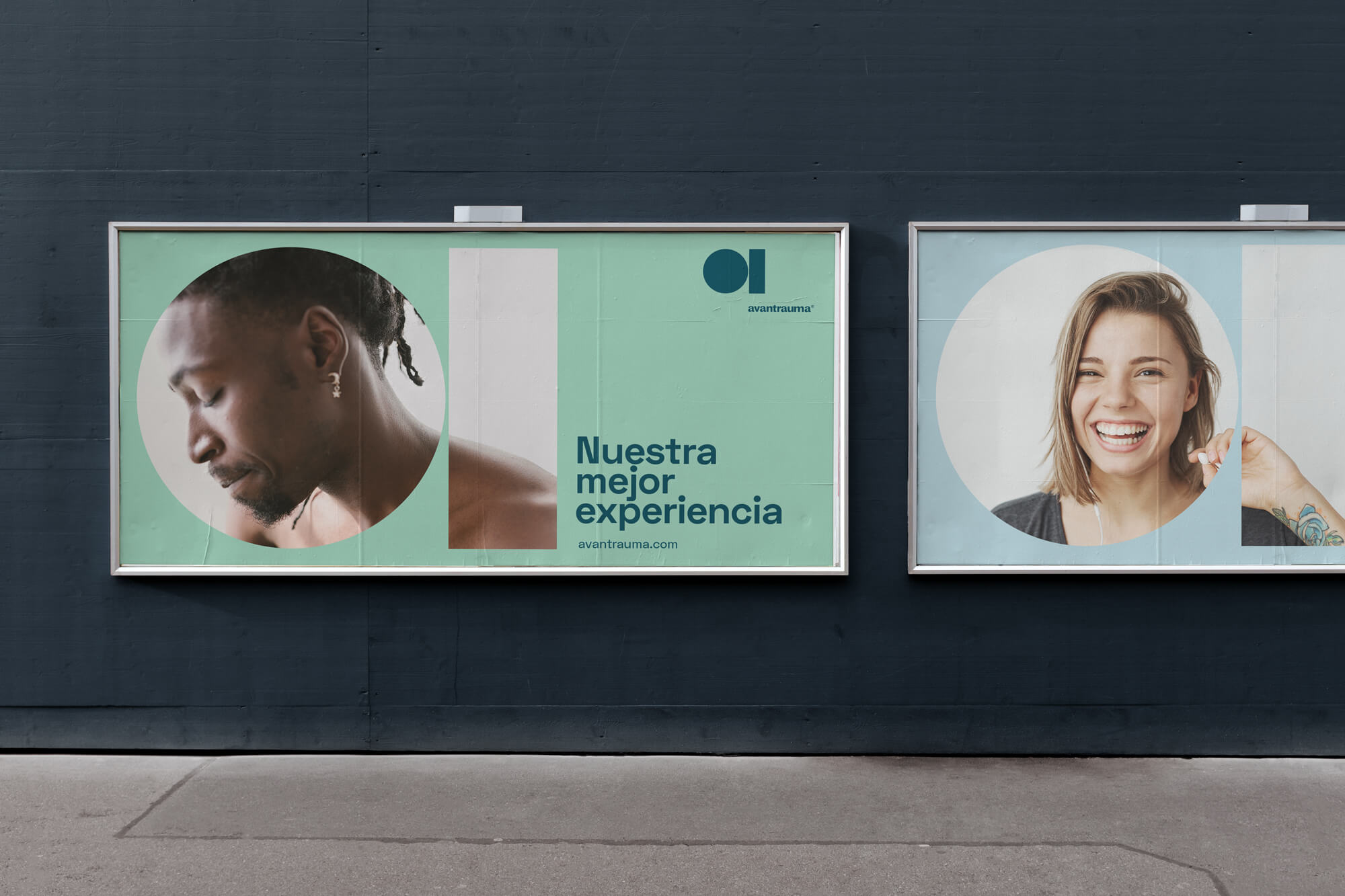 Diseño y desarrollo de identidad visual corporativa para Avantrauma. Billboard.