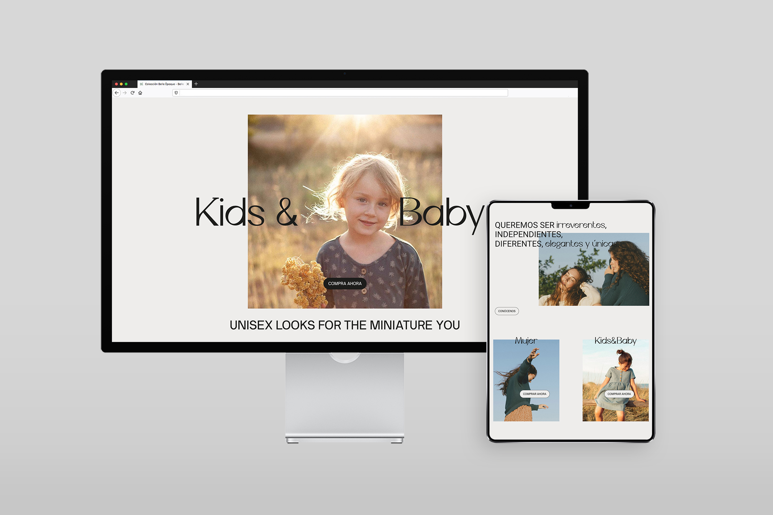 Diseño y desarrollo de tienda online para Belle Èpoque. Vista detalle web sobremesa.