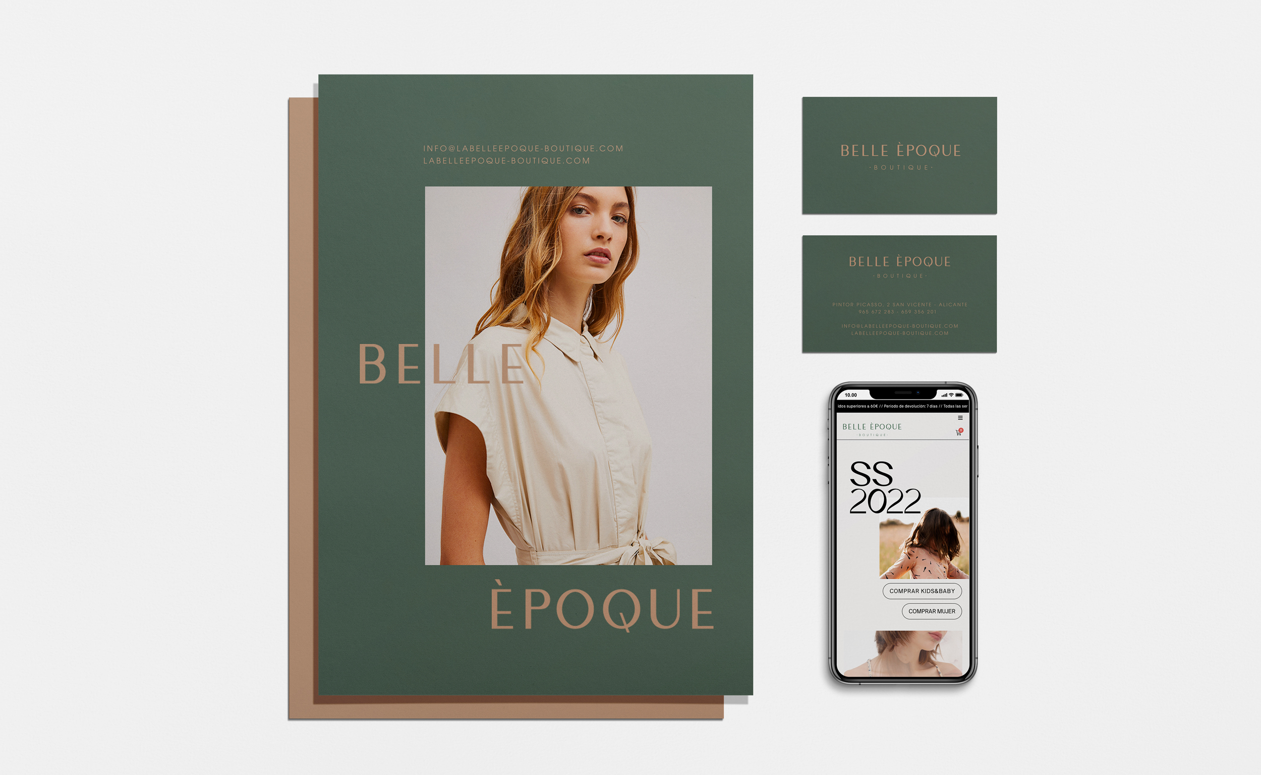 Diseño y desarrollo de identidad visual corporativa para Belle Èpoque. Stationery.