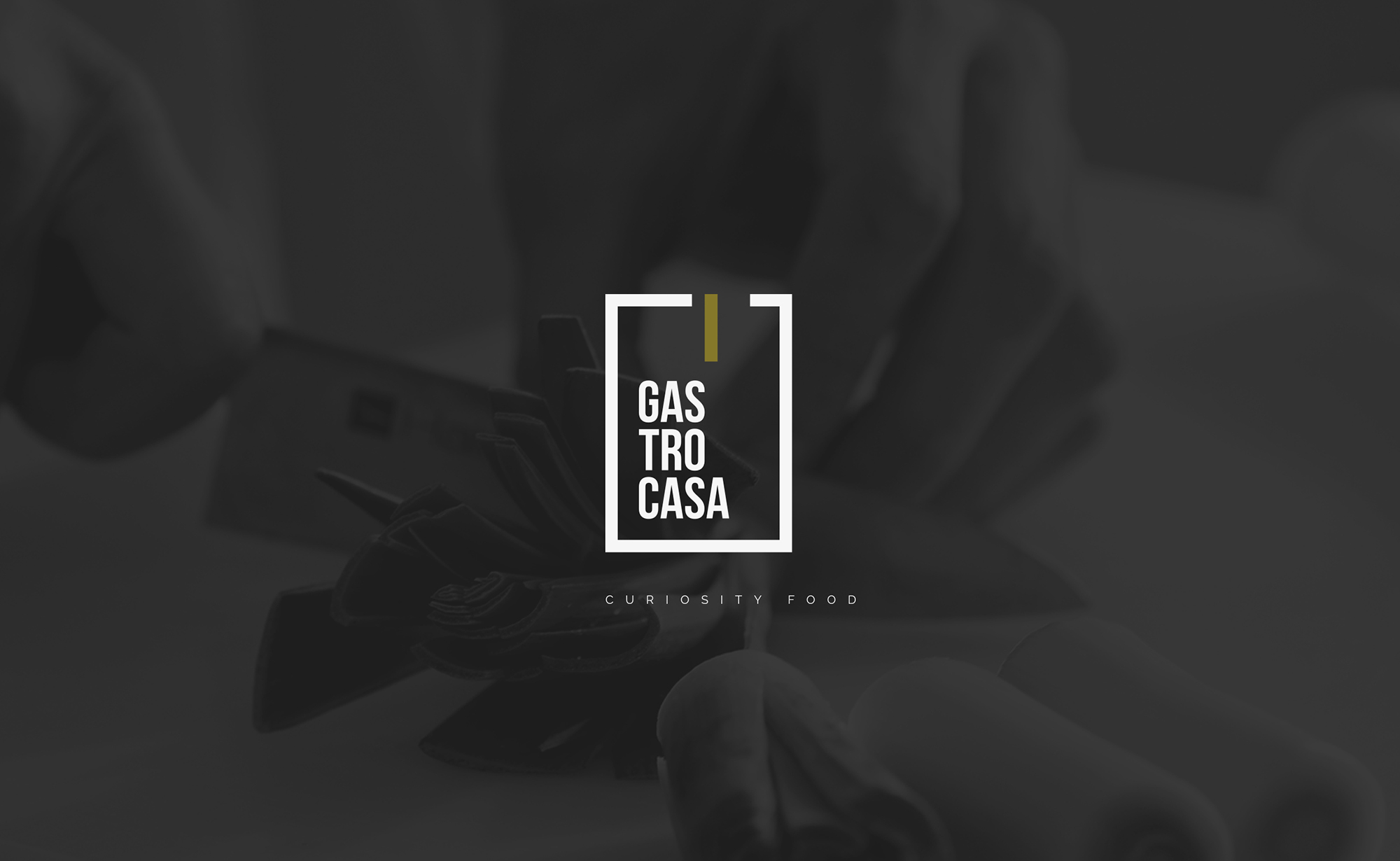 Diseño y desarrollo de identidad visual corporativa para Gastrocasa. Logotipo.