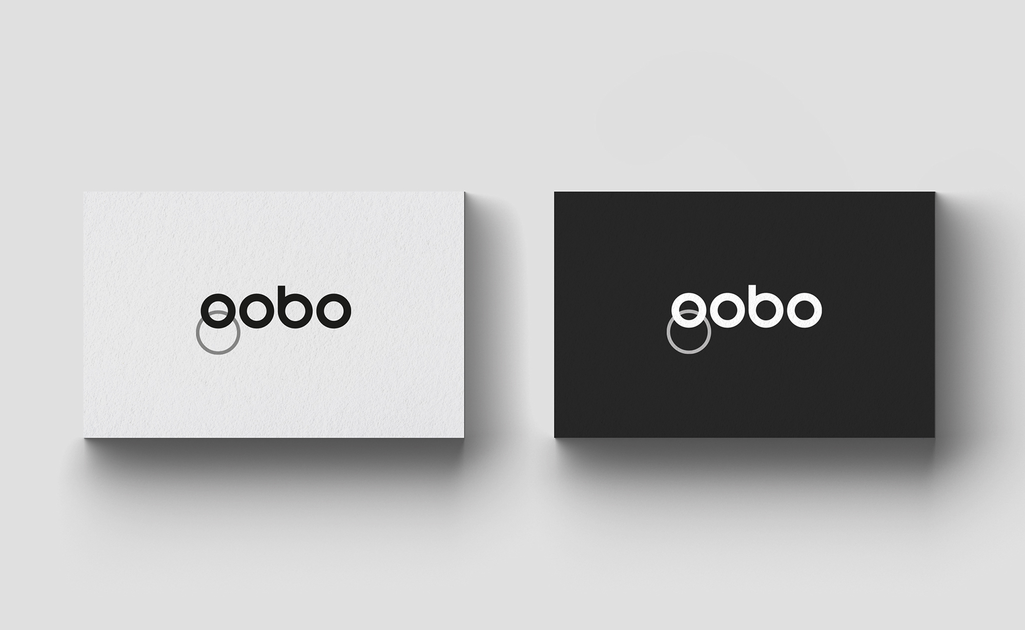 Diseño y desarrollo de identidad visual corporativa para Gobo. Tarjetas de visita.