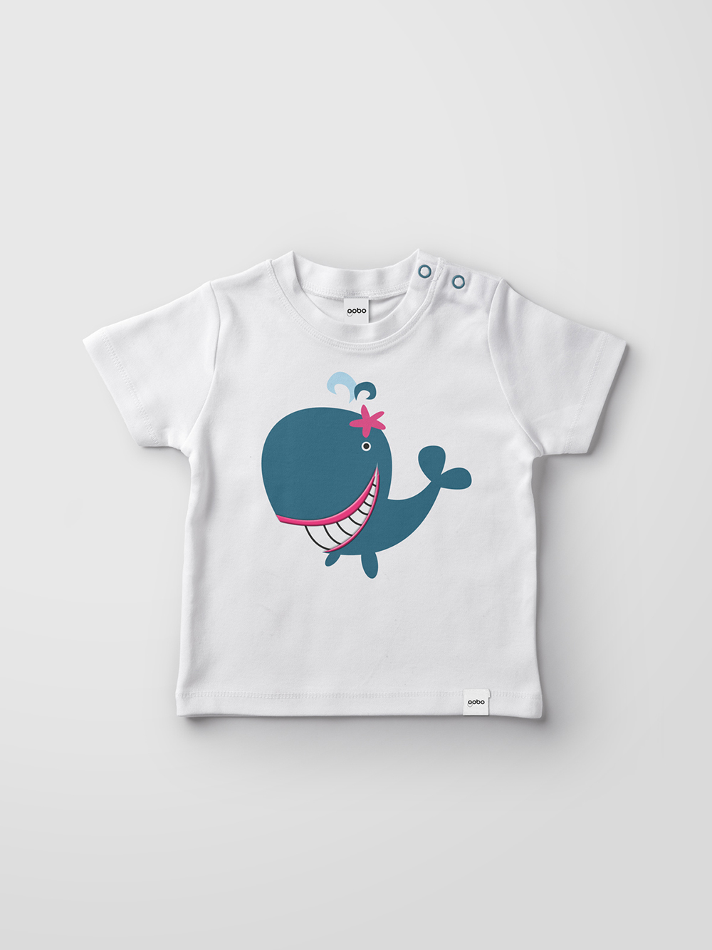 Diseño y desarrollo de identidad visual corporativa para Gobo. Detalle diseño de camiseta.