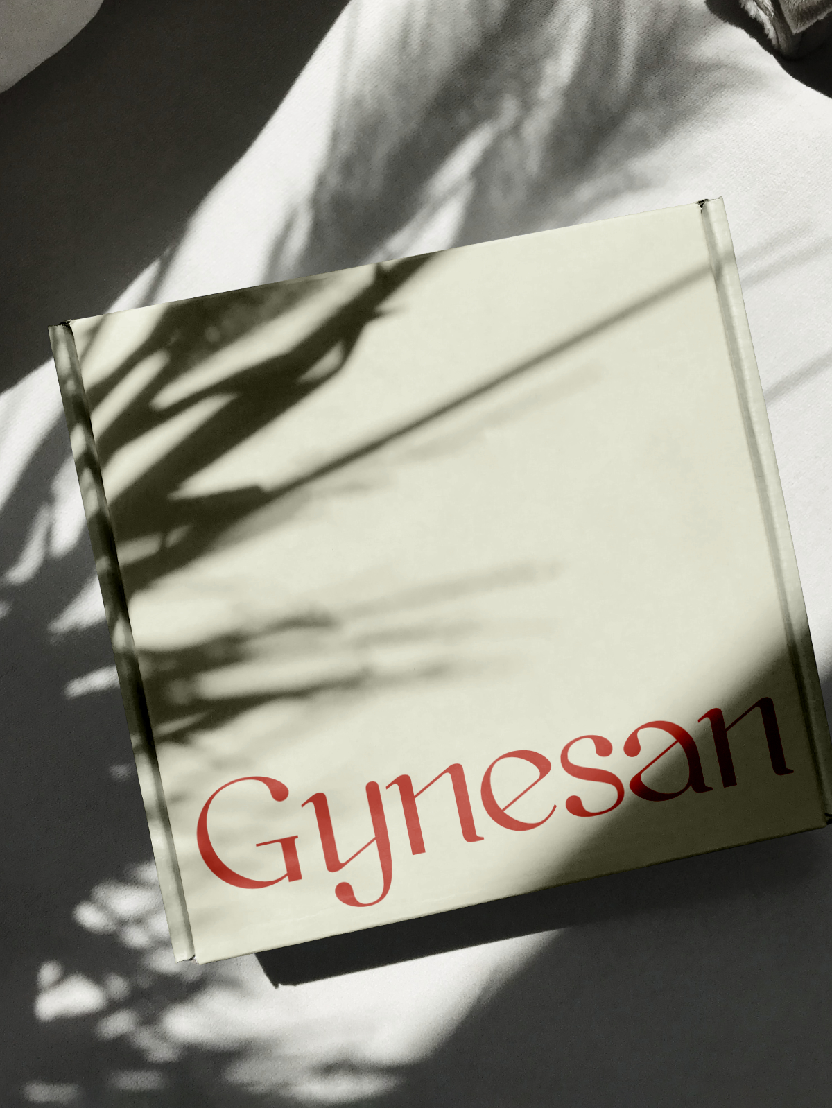 Diseño y desarrollo de identidad visual corporativa para Gynesan. Detalle packaging.
