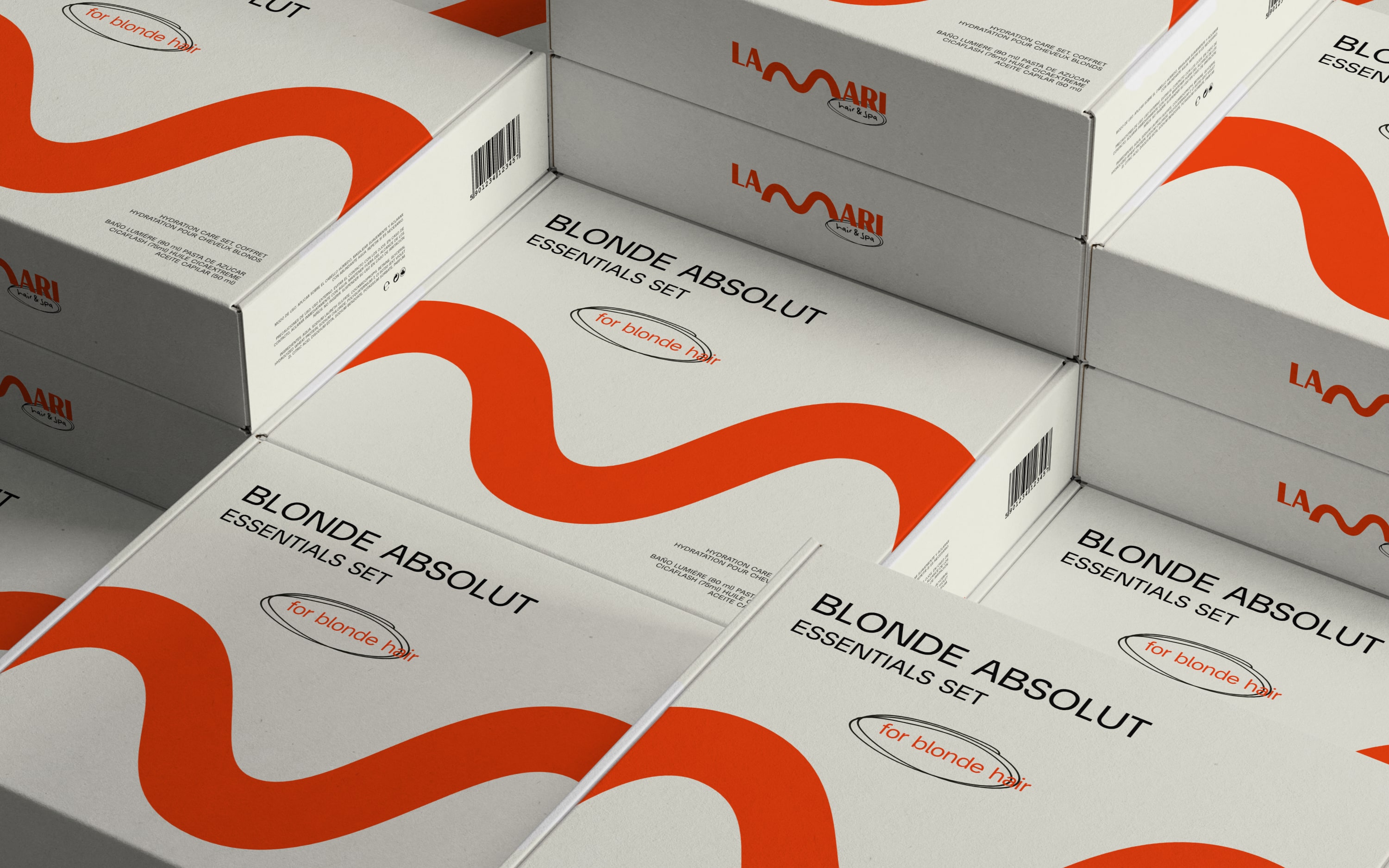 Diseño y desarrollo de identidad visual corporativa para LaMari. Packaging.