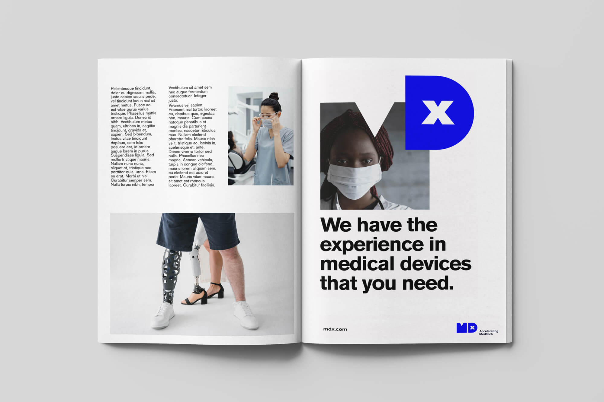 Diseño y desarrollo de identidad visual corporativa para MDx. Magazine.