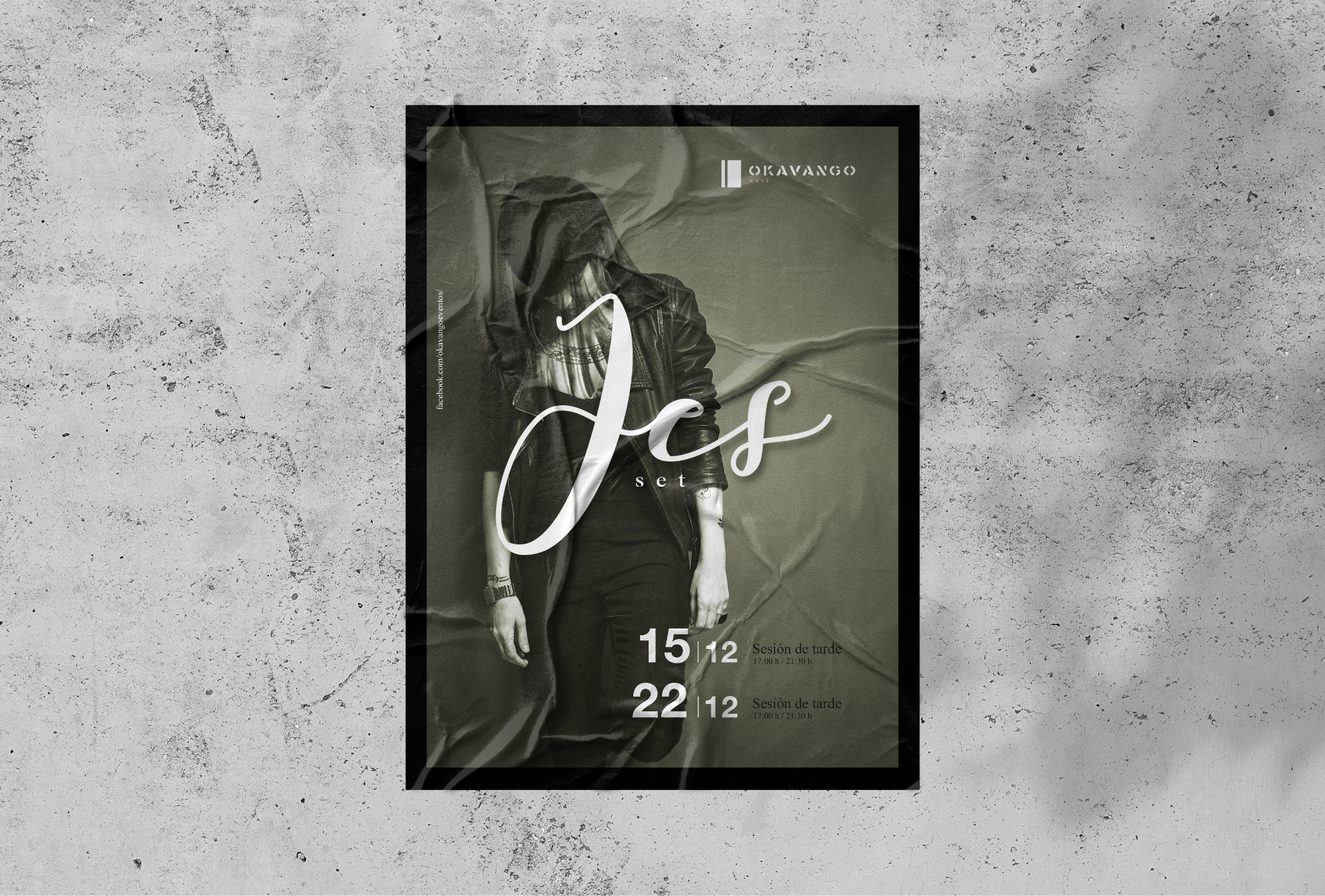 Diseño de cartelería para Jes_set.