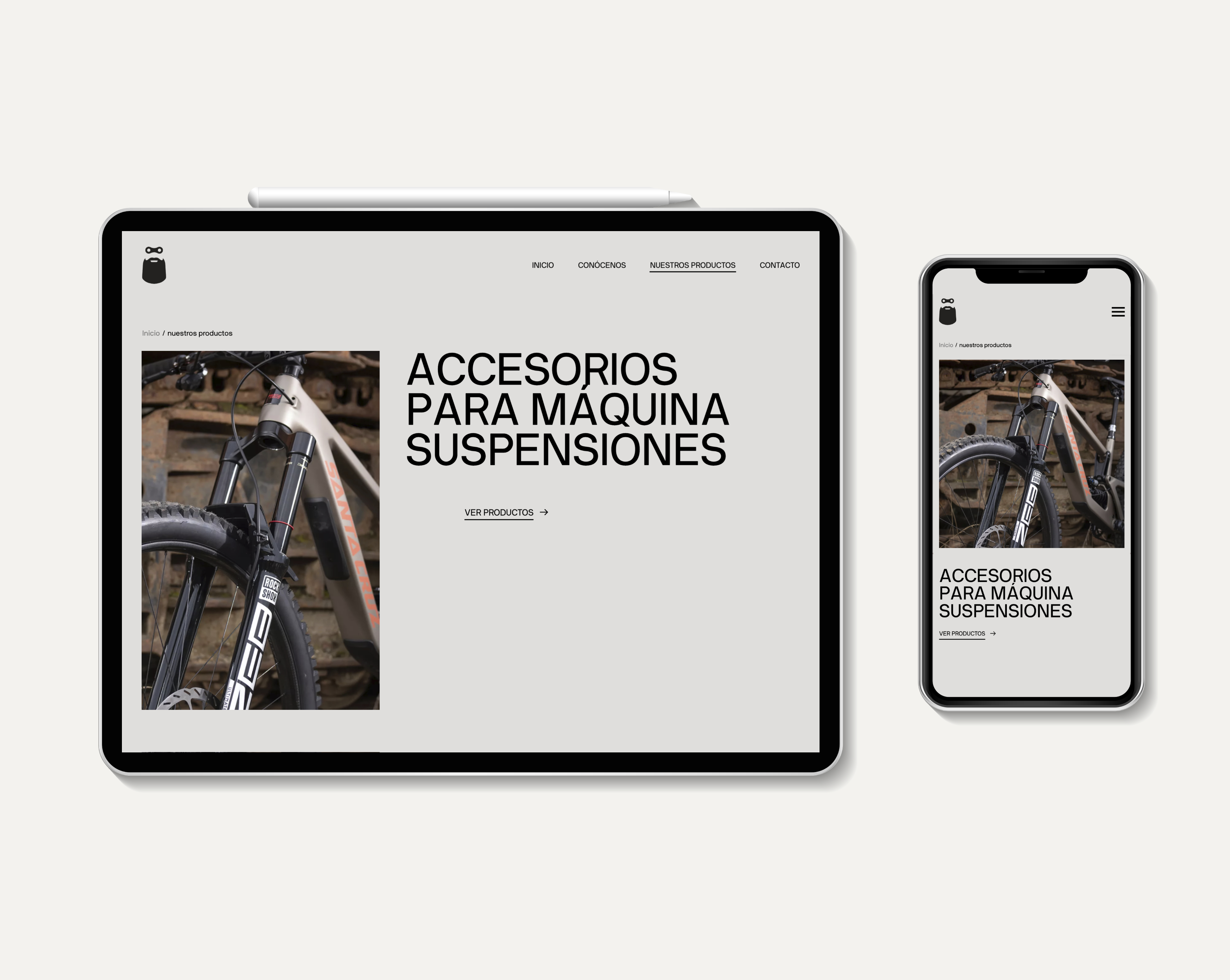 Diseño y desarrollo de website corporativo para Rosillo Tools. Devices