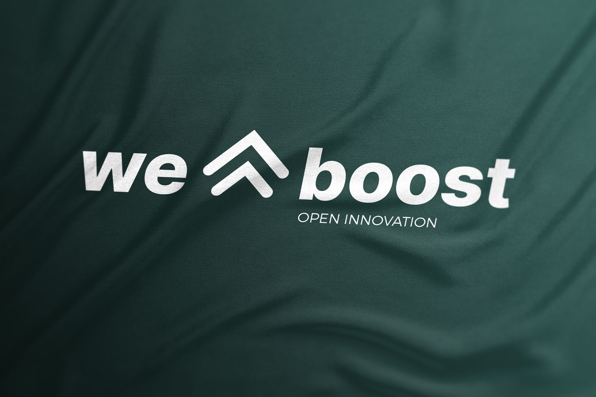 Diseño y desarrollo de identidad visual corporativa para Weboost. Bandera.