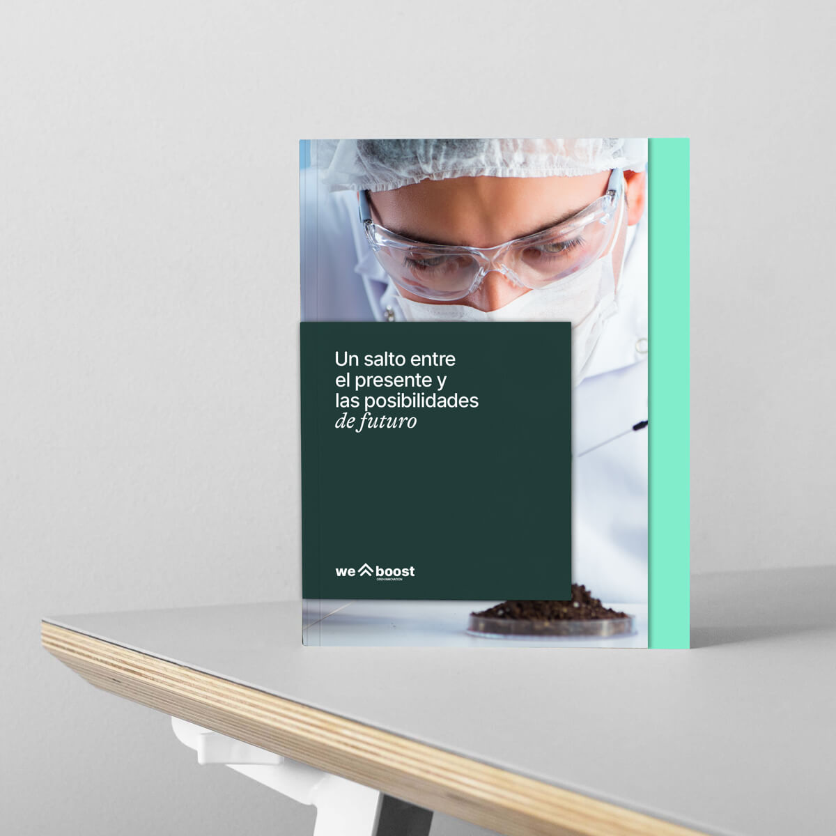Diseño y desarrollo de identidad visual corporativa para Weboost. Revista.